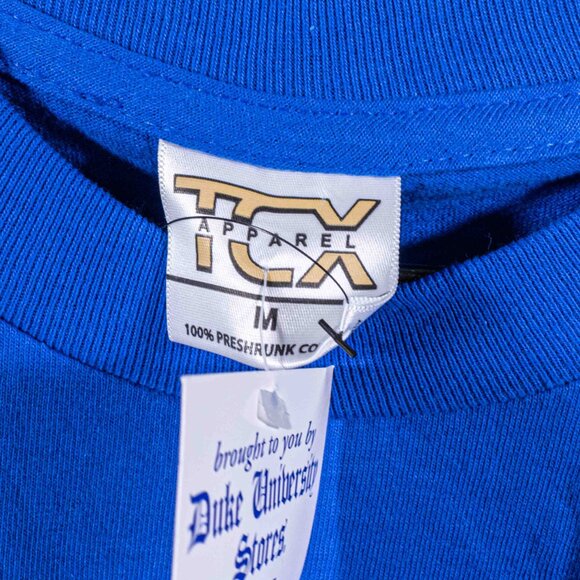 Duke University Lacrosse T-Shirt Medium Y2K College Sports NCAA - Picture 7 of 8